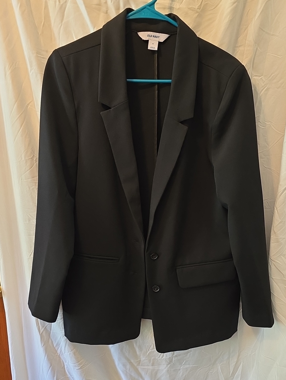 Old Navy Women's Black Single-Breasted Blazer